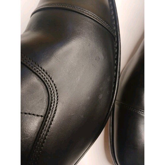 Allen Edmonds SZ 14 Park Avenue Cap-Toe Oxfords Black Leather Bench Welt - Picture 6 of 16